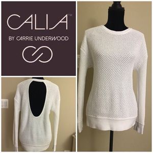 Calia Open Back Sweater